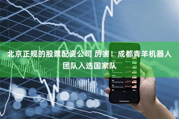 北京正规的股票配资公司 厉害!成都青羊机器人团队入选国家队